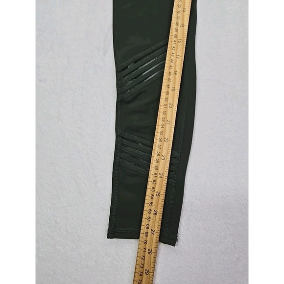 Alo Leggings Women's Size Small Yoga Hunter Green Mid Rise Athleisure - Picture 6 of 10